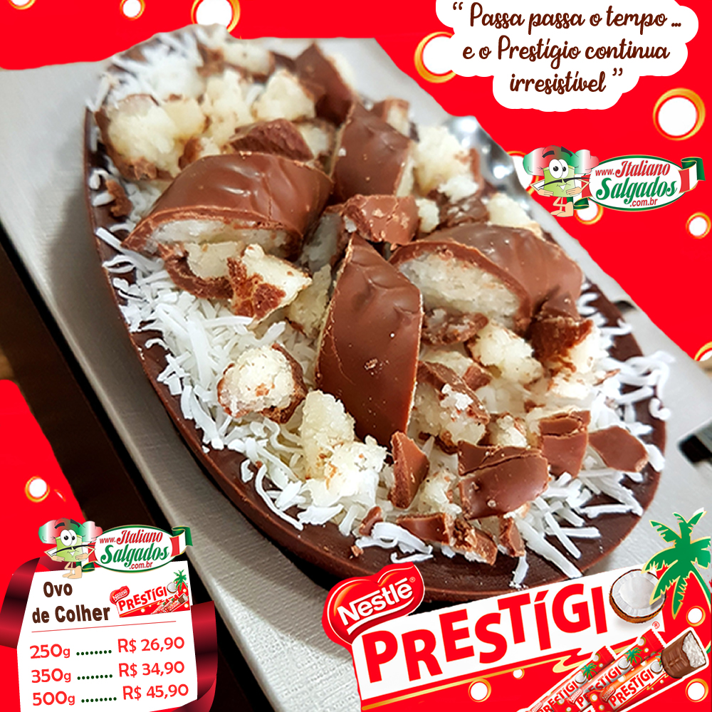 Ovo de Colher Prestígio - Páscoa